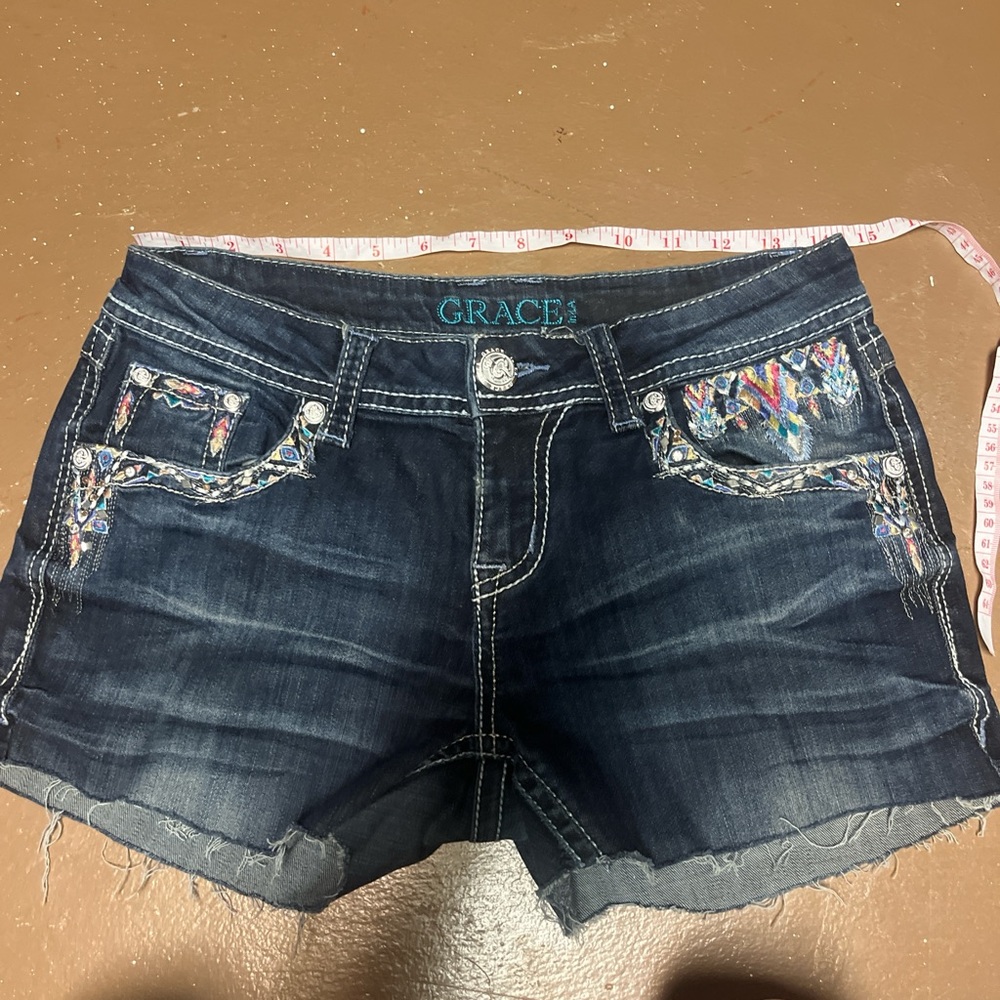 Grace Dark Blue Denim Pants